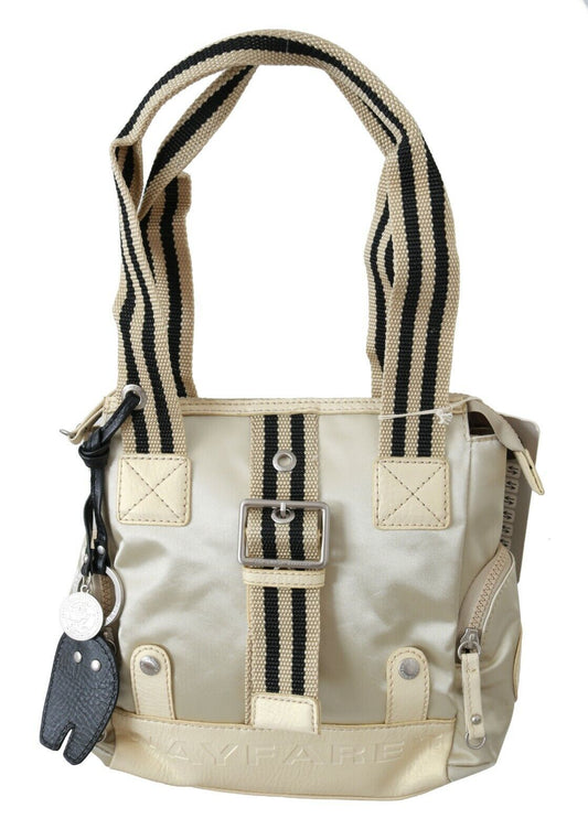 Sac à main chic en tissu beige WAYFARER