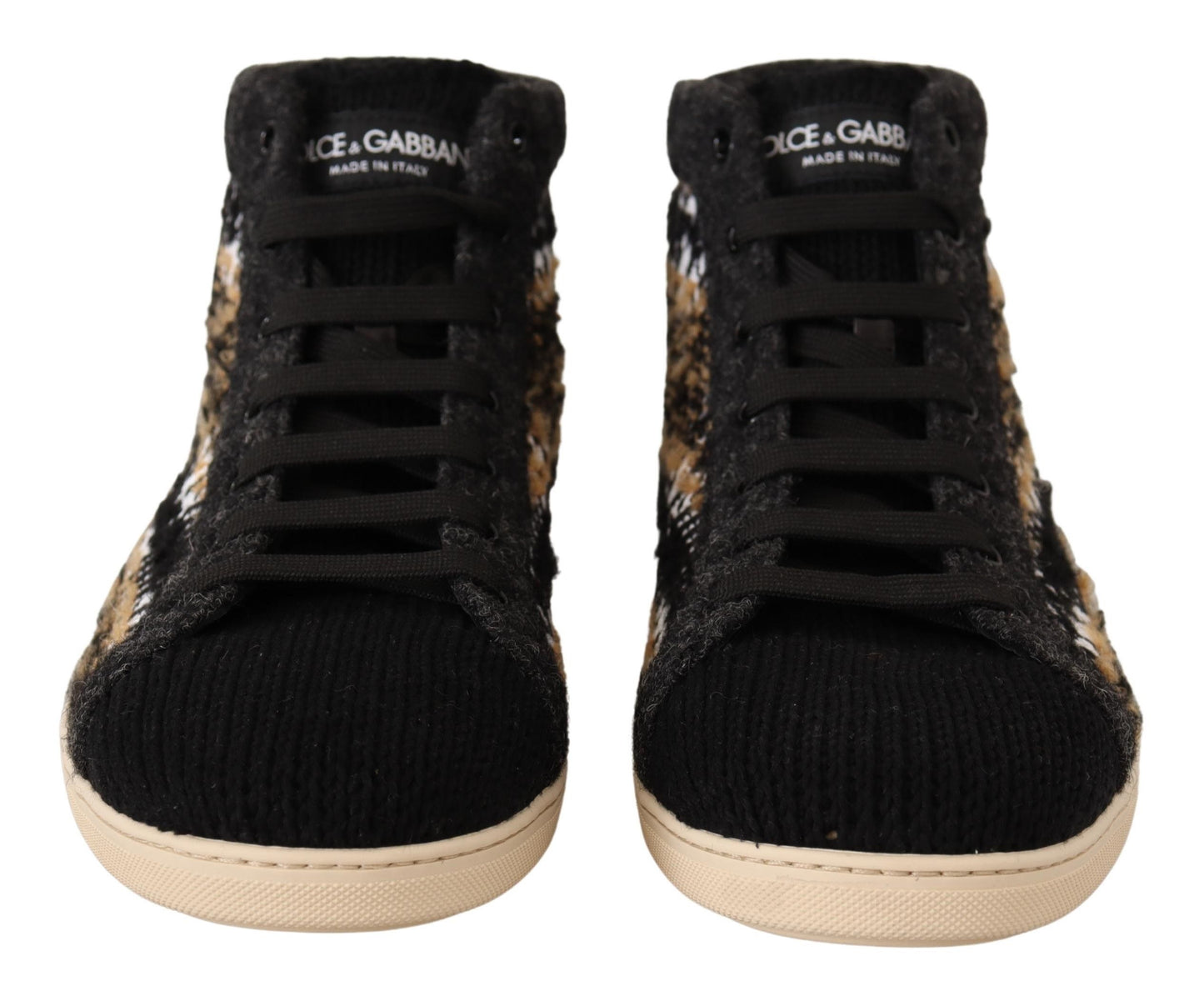 Baskets montantes beiges Dolce &amp; Gabbana