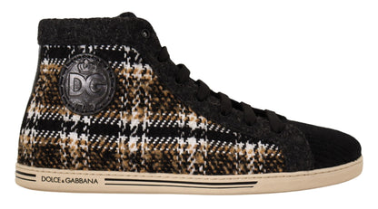 Baskets montantes beiges Dolce &amp; Gabbana