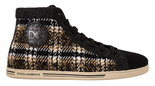 Baskets montantes beiges Dolce &amp; Gabbana
