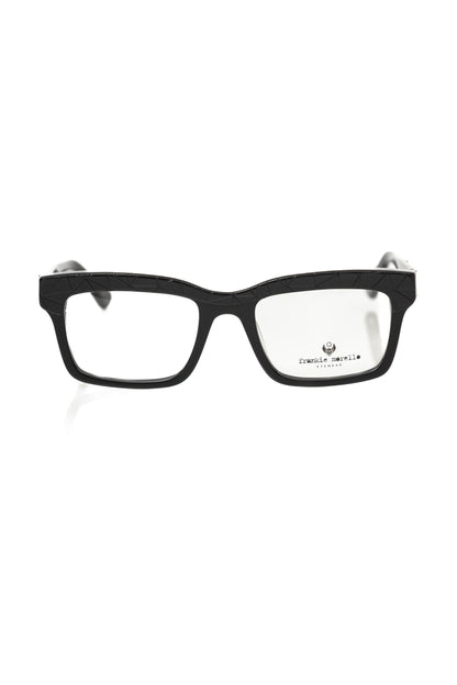 Frankie Morello Eyewear Black Acetate Frame Wayfarer