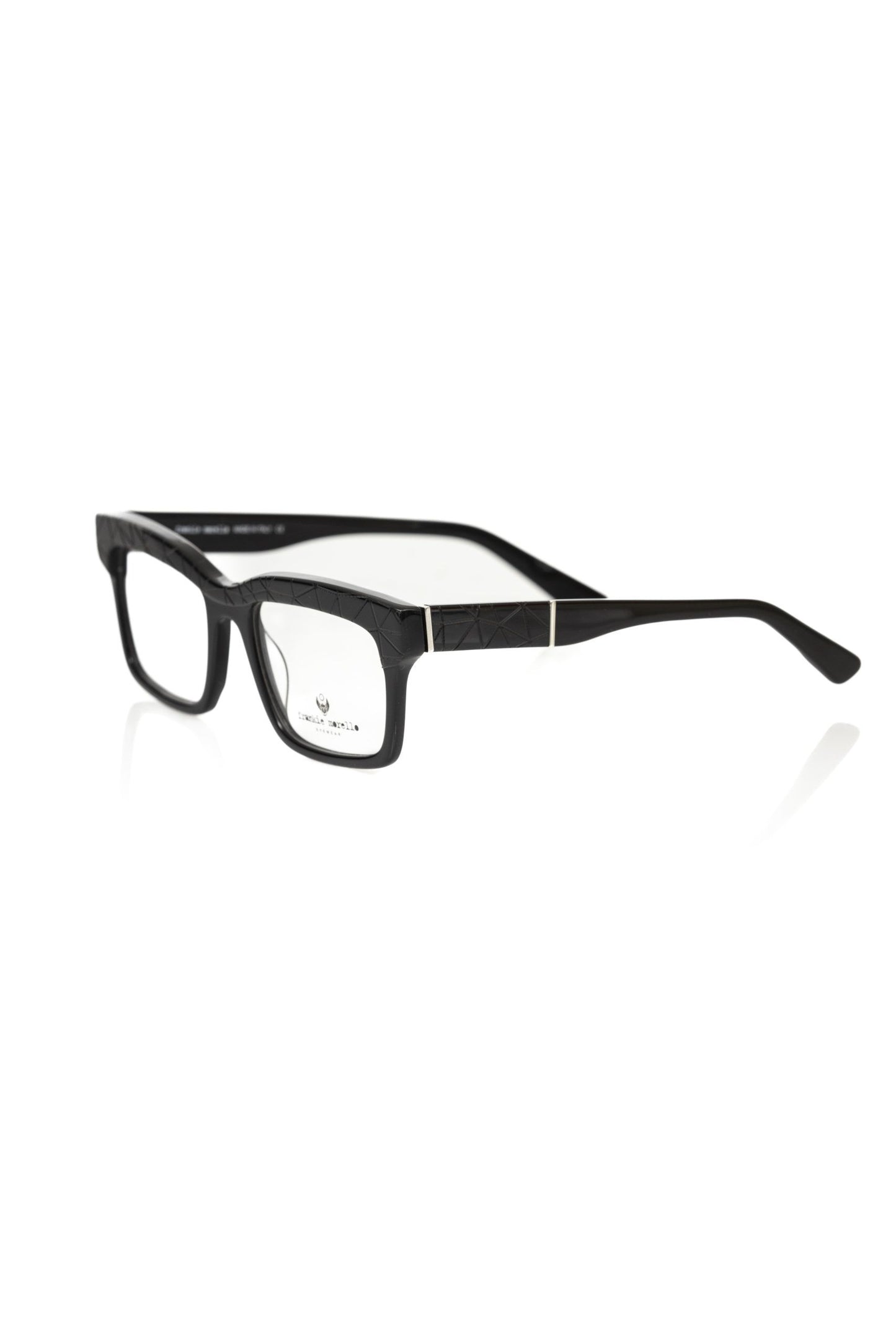 Frankie Morello Eyewear Black Acetate Frame Wayfarer