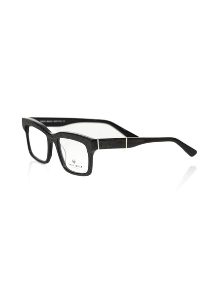 Frankie Morello Eyewear Black Acetate Frame Wayfarer