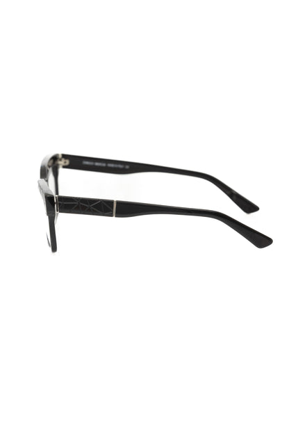 Frankie Morello Eyewear Black Acetate Frame Wayfarer