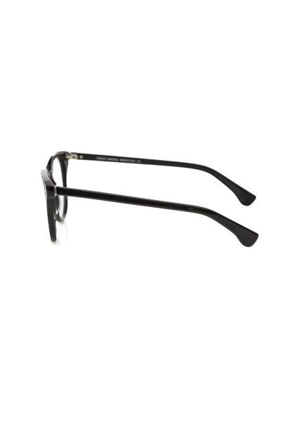 Frankie Morello Acetate Eyeglasses Wayfarer - Black Unisex