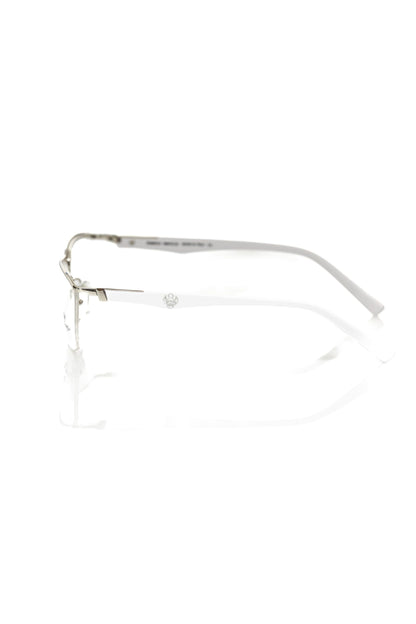 Frankie Morello Clubmaster Metal Frame Silver Unisex
