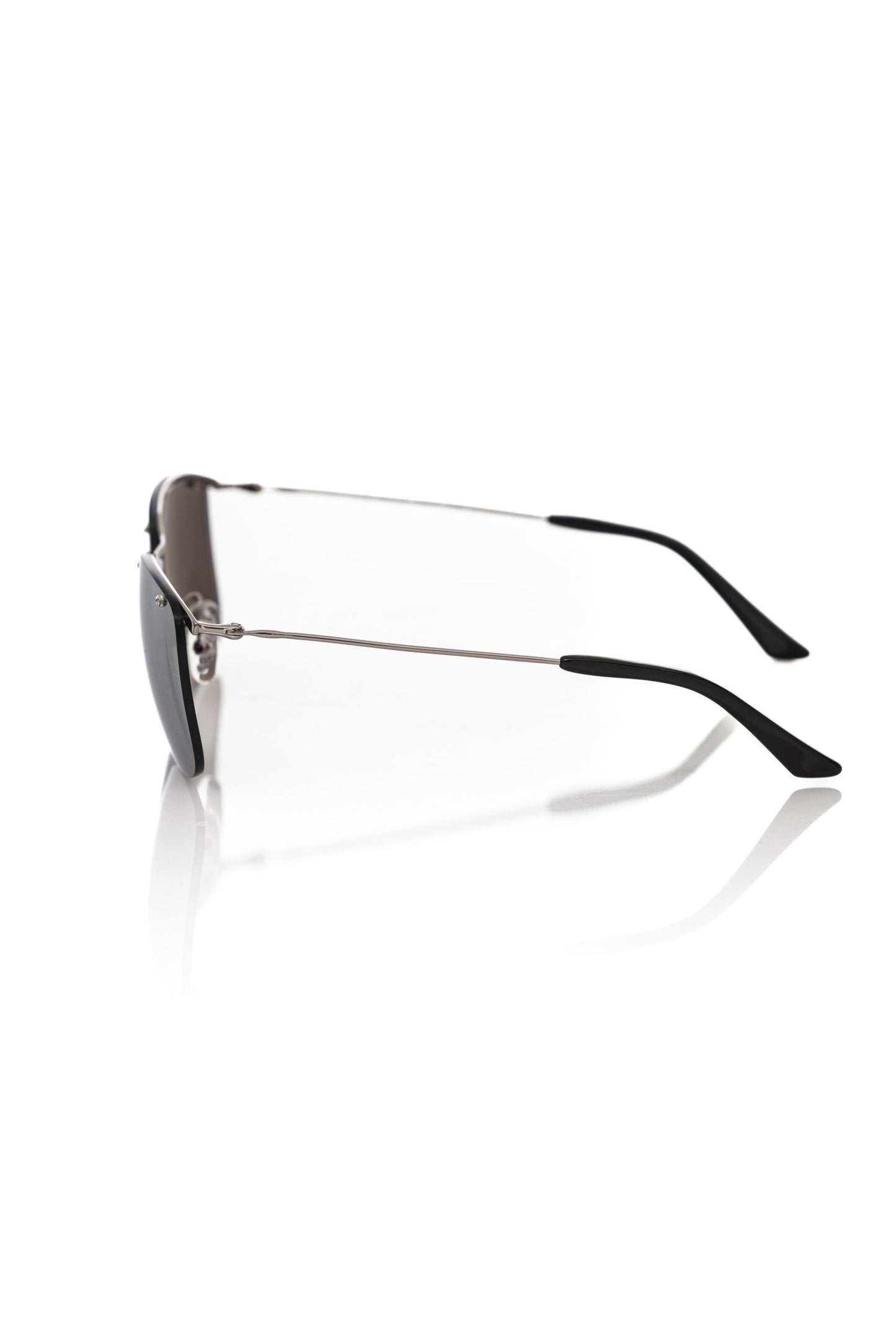 Lunettes de soleil argentées métallisées pour homme Frankie Morello
