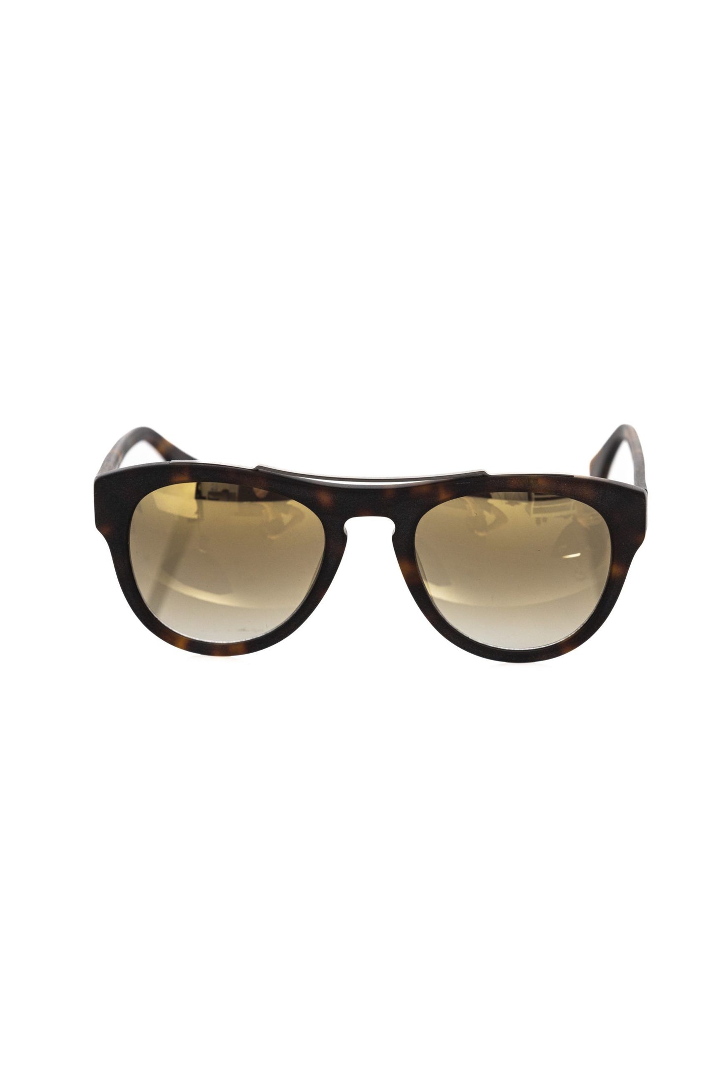 Lunettes de soleil Frankie Morello en acétate marron pour homme