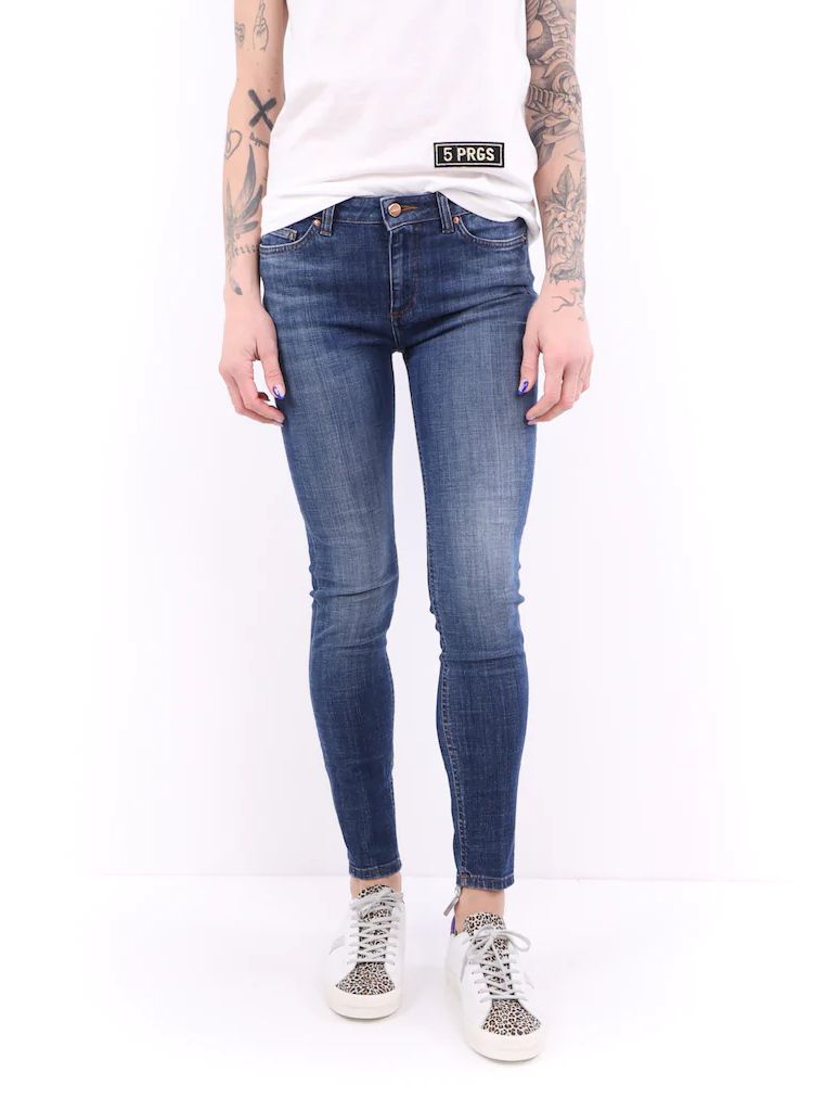 Don The Fuller Blue Cotton Women Jeans by Don The Fuller