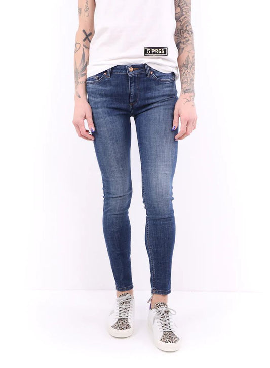 Don The Fuller Blue Cotton Women Jeans by Don The Fuller
