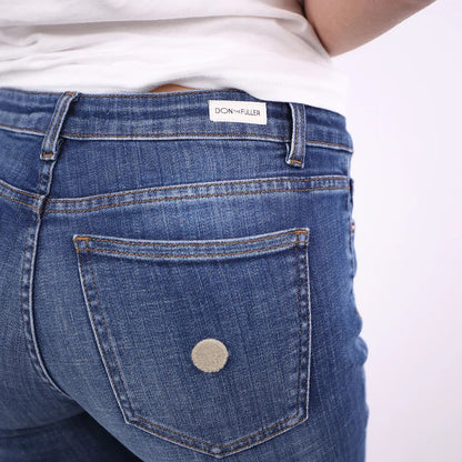 Don The Fuller Blue Cotton Women Jeans by Don The Fuller