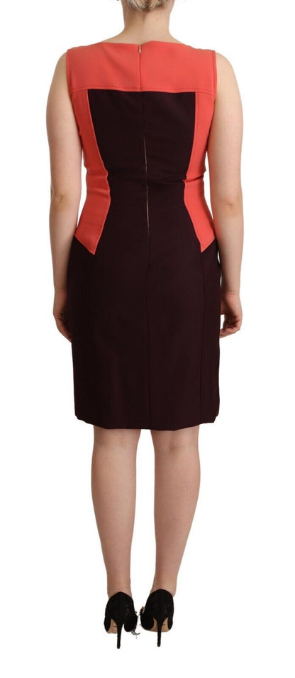 CO|TE Multicolor Polyester Sleeveless Sheath Knee Length Dress by CO|TE