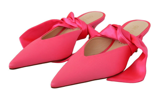 GIA COUTURE : des talons chaton roses chics pour des soirées élégantes
