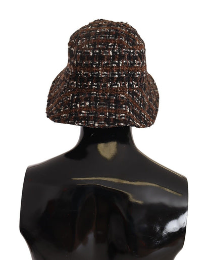 Dolce & Gabbana Multicolor Fabric Woven Wide Brim Bucket Hat