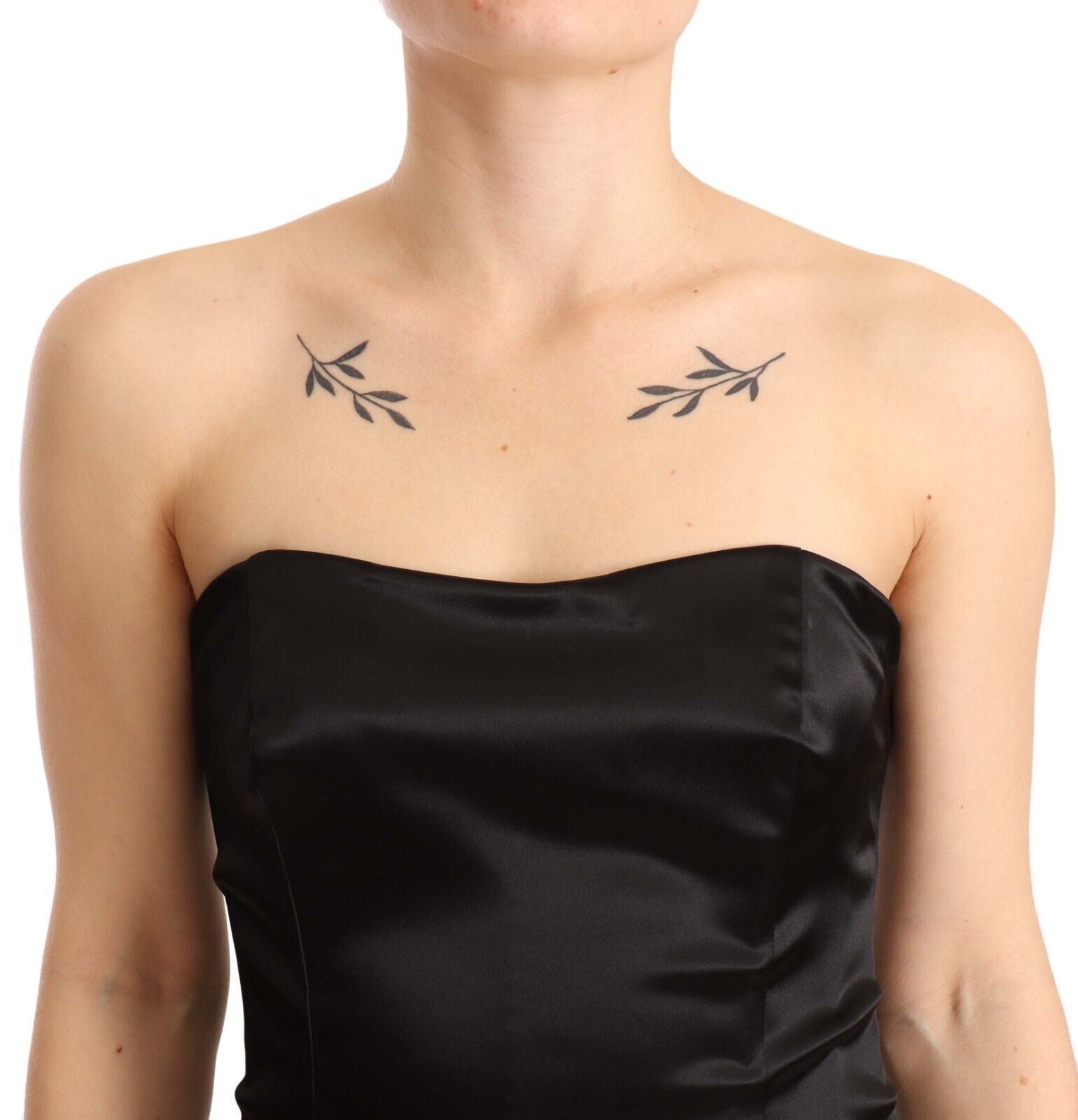 Dolce & Gabbana Black Silk Stretch Sheath Mermaid Gown Dress by Dolce & Gabbana