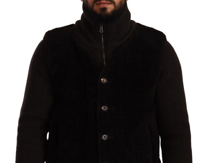 Dolce &amp; Gabbana Élégant blouson aviateur en cuir