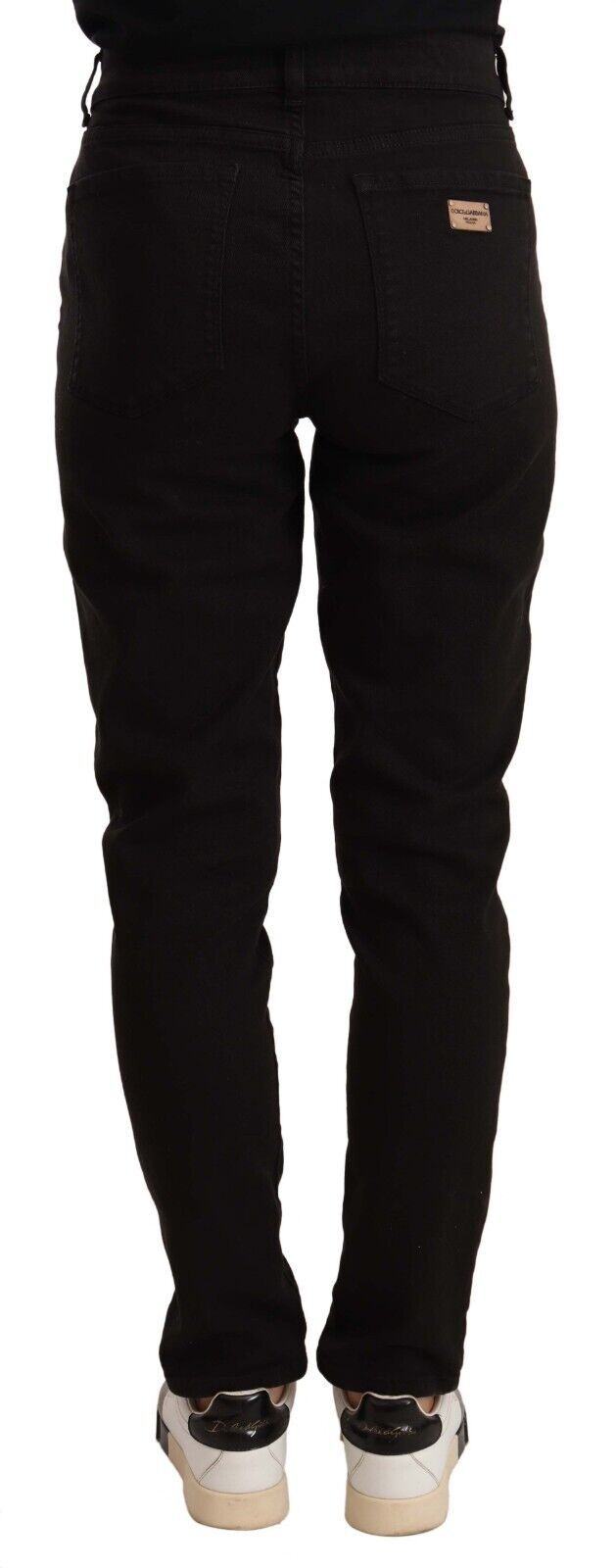 Dolce & Gabbana Black Skinny Slim Denim Cotton Stretch Jeans by Dolce & Gabbana