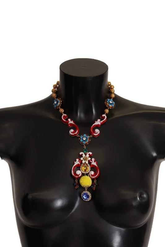 Collier Dolce &amp; Gabbana en cristal multicolore