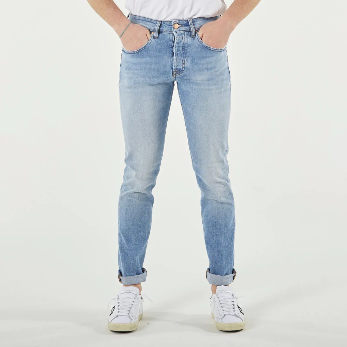 Jean Don The Fuller bleu clair en coton pour homme