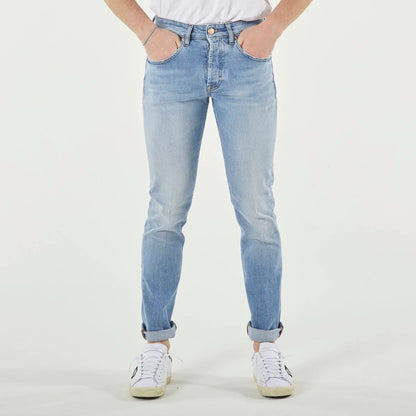 Jean Don The Fuller bleu clair en coton pour homme
