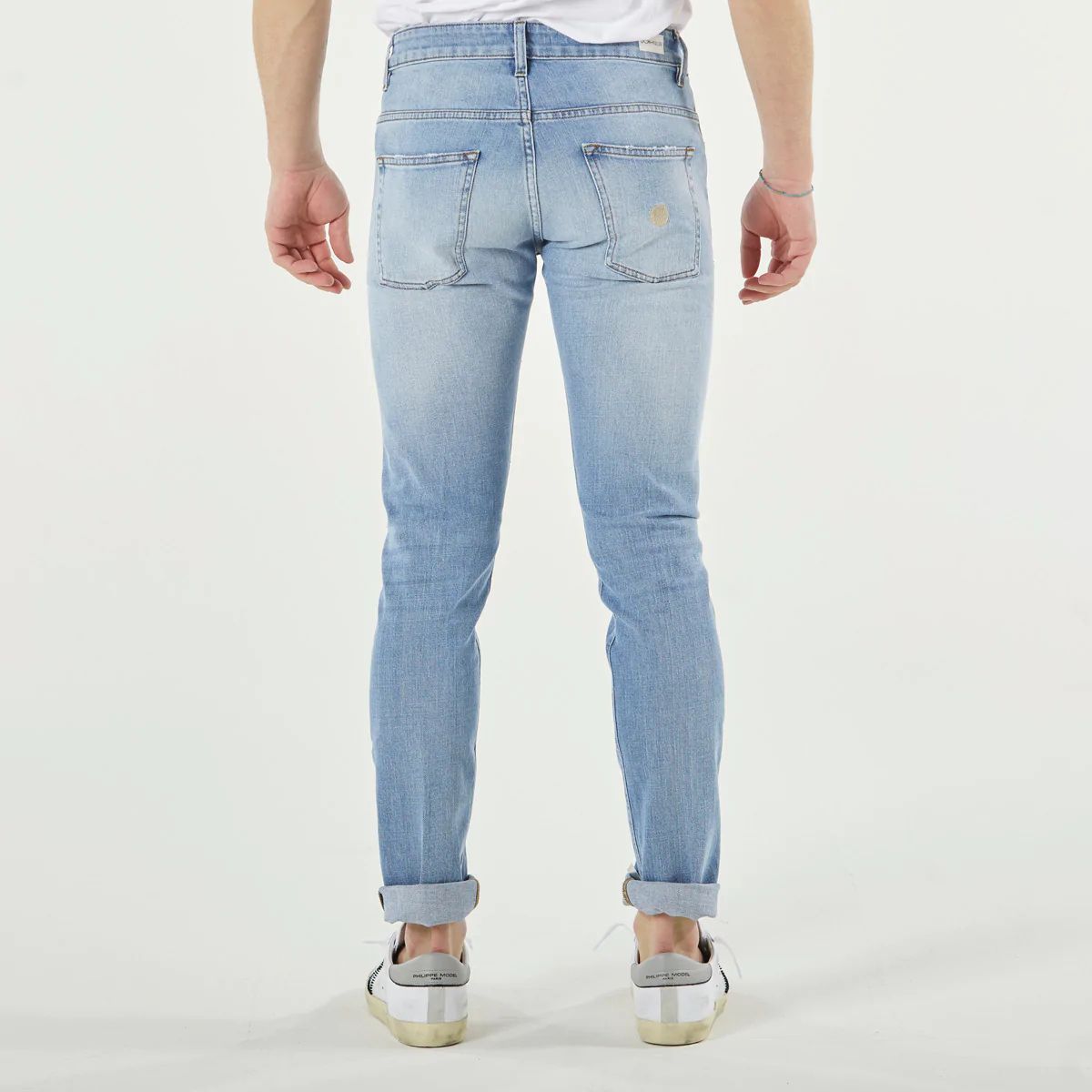 Jean Don The Fuller bleu clair en coton pour homme
