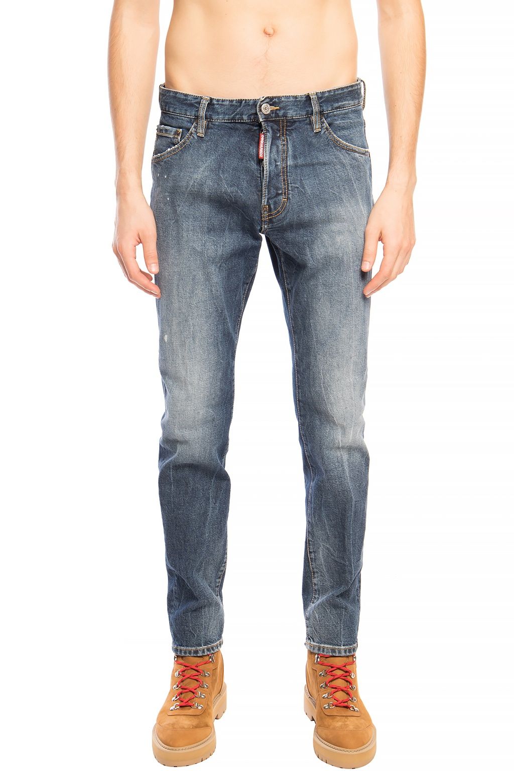 Dsquared² Navy Distressed 'Cool Guy Jean' Denim Pants by Dsquared²