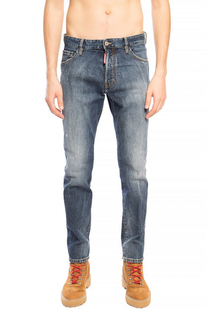 Dsquared² Navy Distressed 'Cool Guy Jean' Denim Pants by Dsquared²