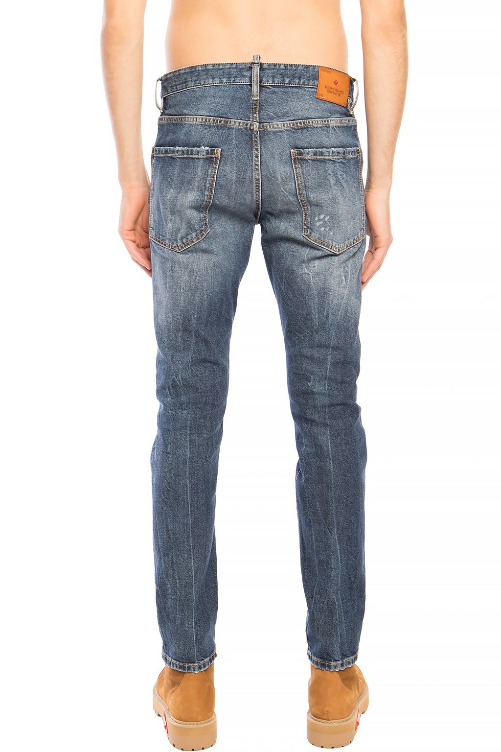 Dsquared² Navy Distressed 'Cool Guy Jean' Denim Pants by Dsquared²