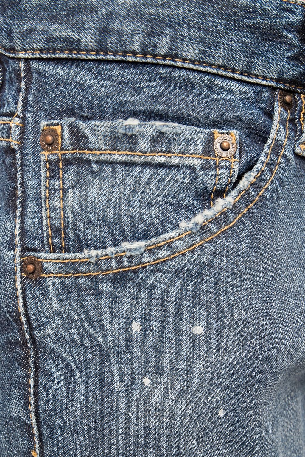 Dsquared² Navy Distressed 'Cool Guy Jean' Denim Pants by Dsquared²