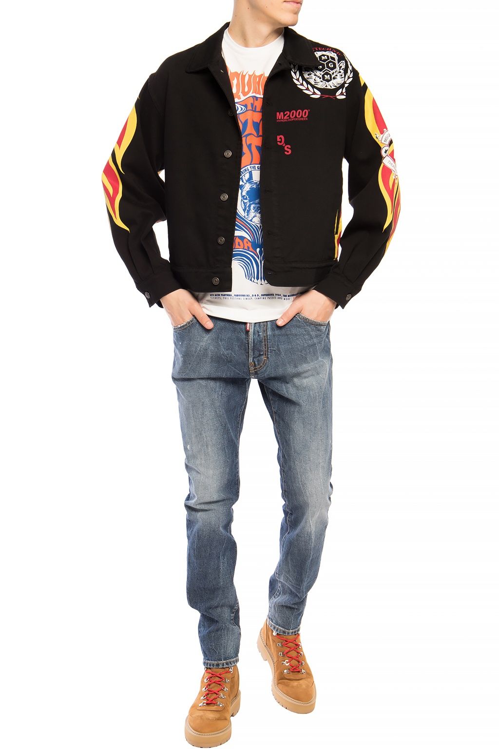 Dsquared² Navy Distressed 'Cool Guy Jean' Denim Pants by Dsquared²