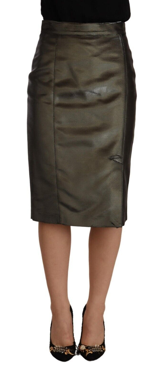 Jupe crayon mi-longue taille haute chic GF Ferre