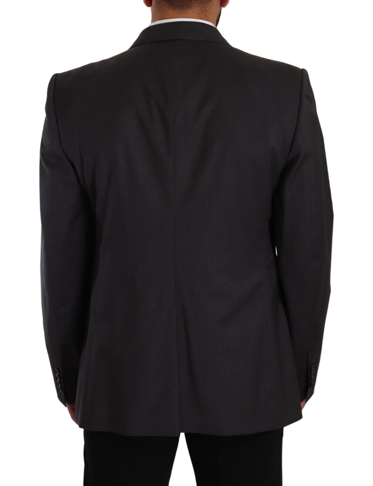 Dolce &amp; Gabbana Gray Double Breasted 2 Piece SICILIA Blazer