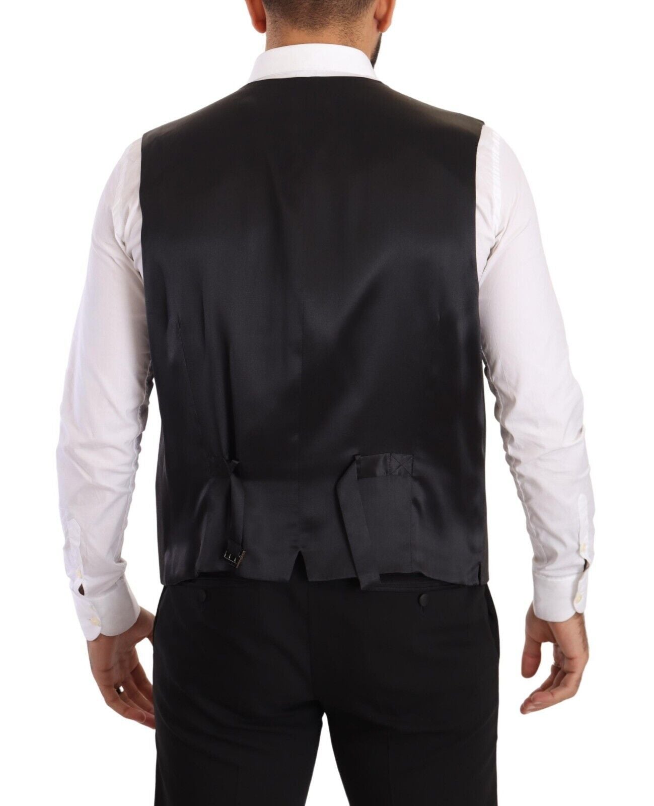 Dolce &amp; Gabbana Gray Double Breasted 2 Piece SICILIA Blazer