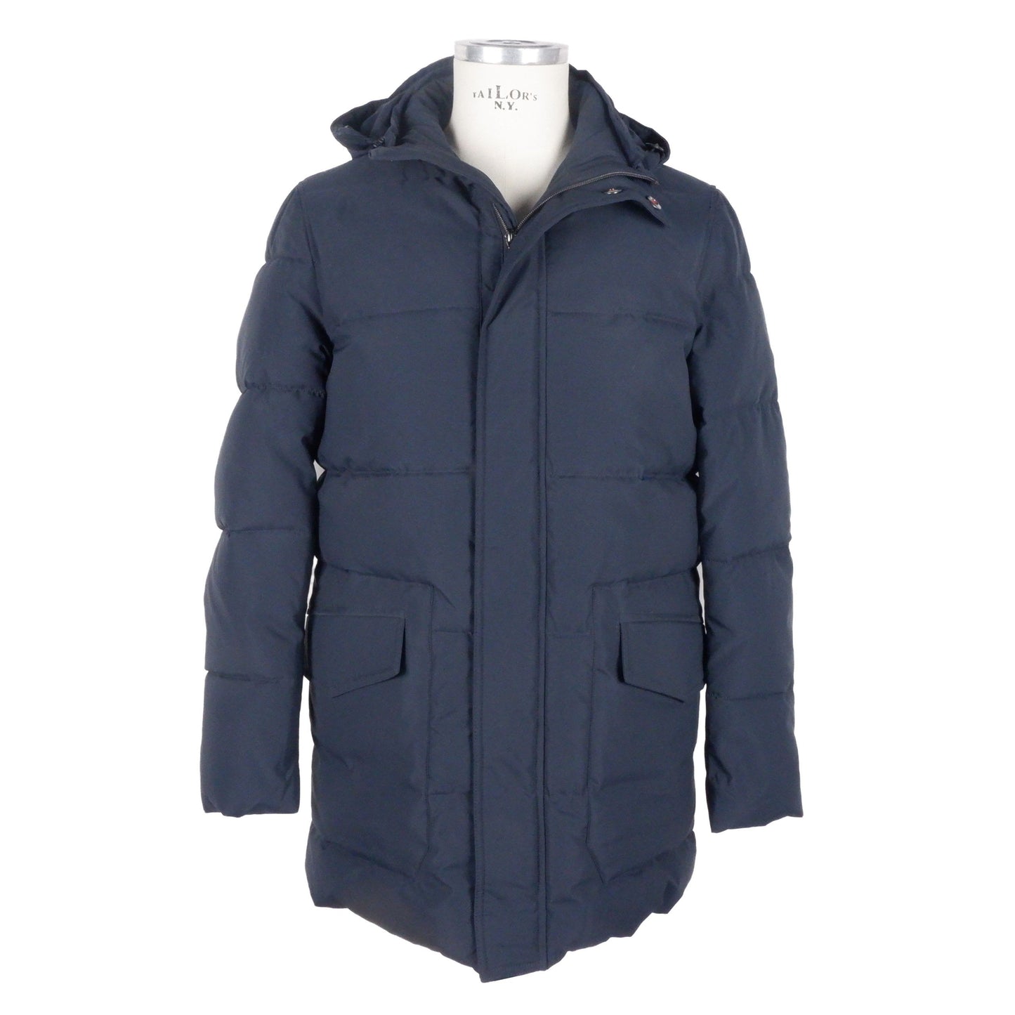 Veste à capuche bleue élégante pour homme Emilio Romanelli