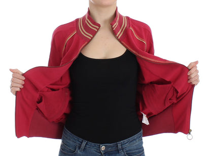 John Galliano Cardigan 95 Katoen 5 Elastaan Roze Luxe