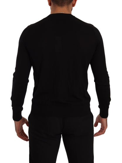 Dolce & Gabbana Black Cashmere Button Down Cardigan Sweater by Dolce & Gabbana