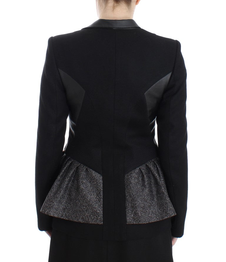 BAALE SUKTAE Élégante veste blazer zippée monochrome