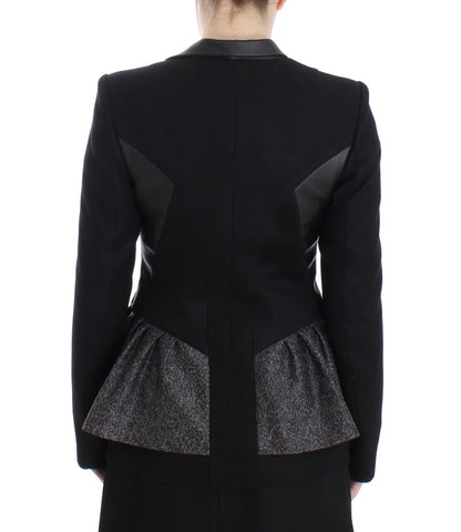BAALE SUKTAE Élégante veste blazer zippée monochrome