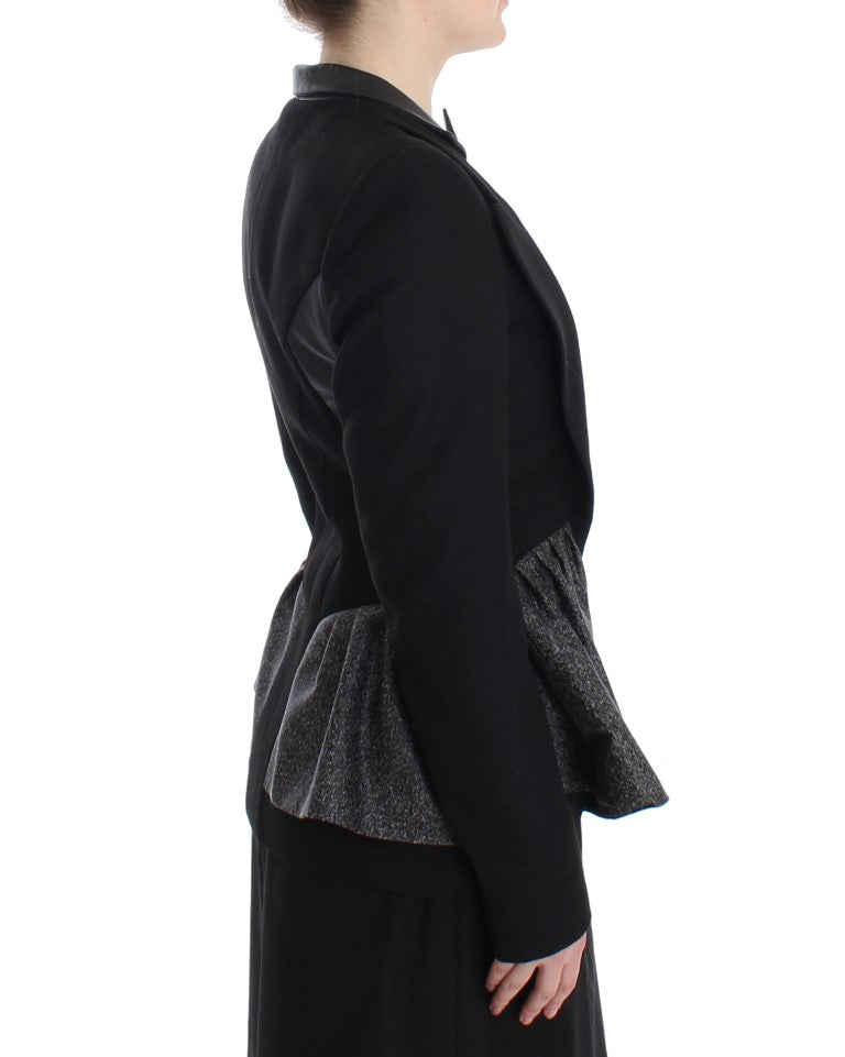 BAALE SUKTAE Élégante veste blazer zippée monochrome