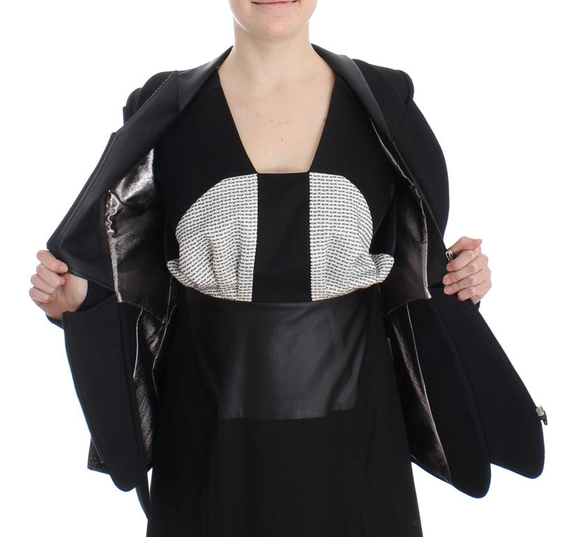 BAALE SUKTAE Élégante veste blazer zippée monochrome