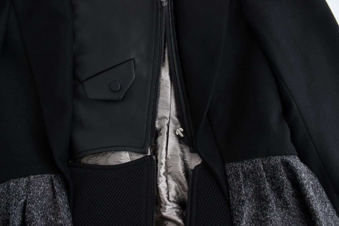 BAALE SUKTAE Élégante veste blazer zippée monochrome