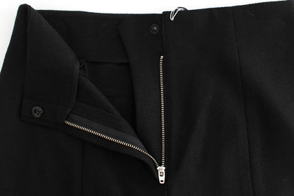 Pantalon noir élégant taille haute BAALE SUKTAE