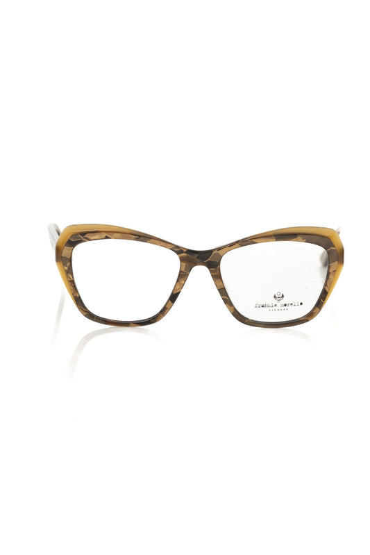 Monture femme Frankie Morello en acétate beige