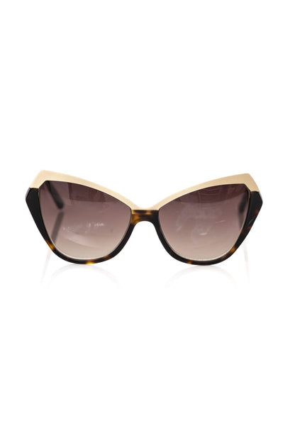 Lunettes de soleil Frankie Morello en acétate noir pour femme