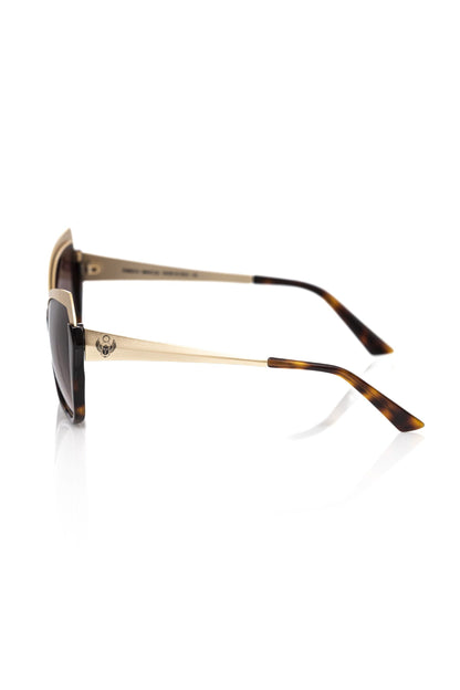 Lunettes de soleil Frankie Morello en acétate noir pour femme