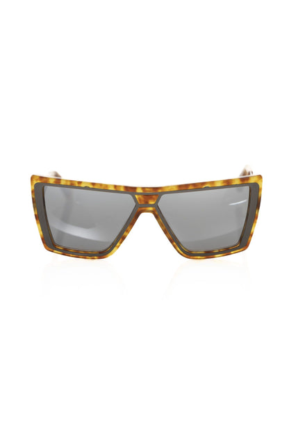 Lunettes de soleil Frankie Morello en acétate marron pour femme
