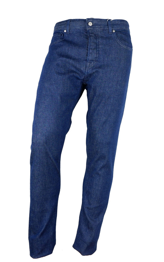 Jean homme Aquascutum bleu foncé en coton