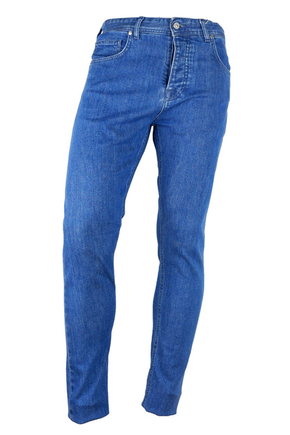 Jean homme Aquascutum bleu clair en coton