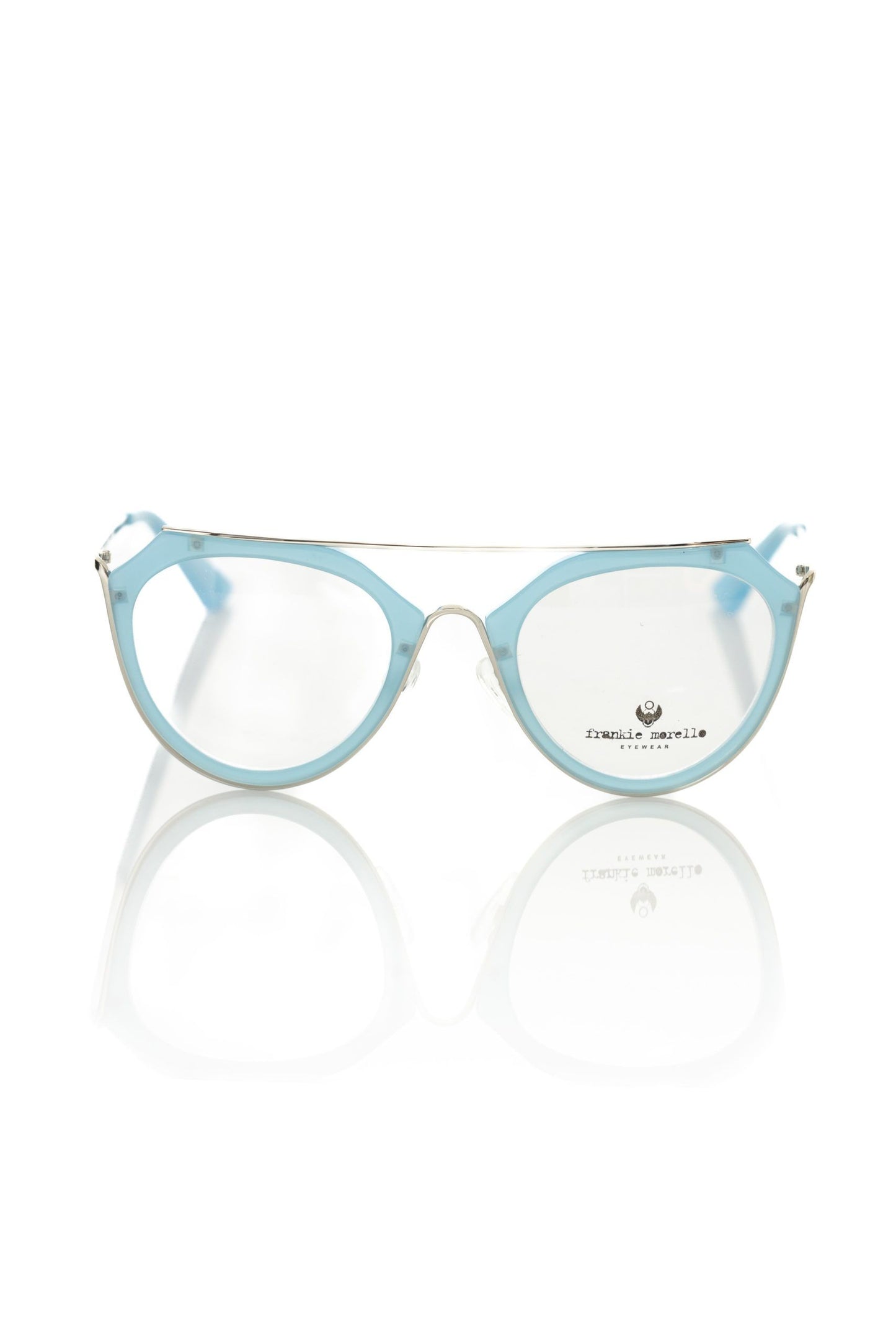 Frankie Morello Light Blue Acetate Women Frame by Frankie Morello