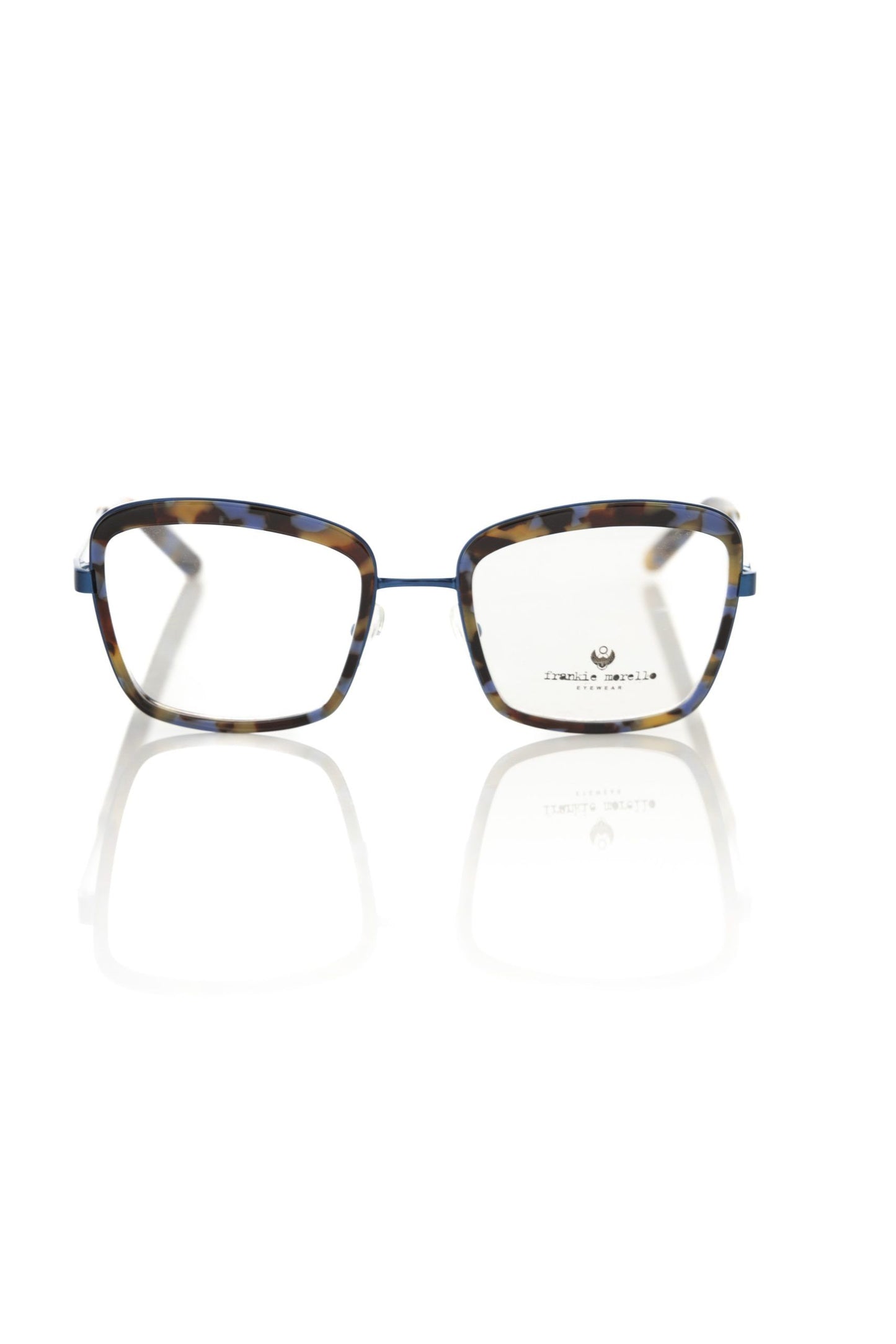 Frankie Morello Blue Metallic Women's Eyeglass Frame by Frankie Morello